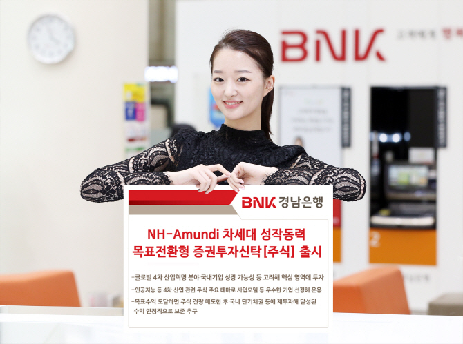 BNK경남은행, ‘NH-Amundi 차세대 성장동력 목표전환형 증권투자신탁’ 출시