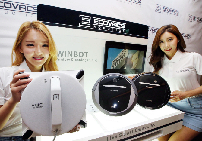 [포토]글로벌 가전 로봇청소기 에코백스 신제품 출시