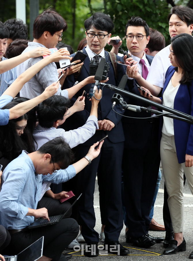 [포토]이준서 영장심사, '범행과 나는 무관'