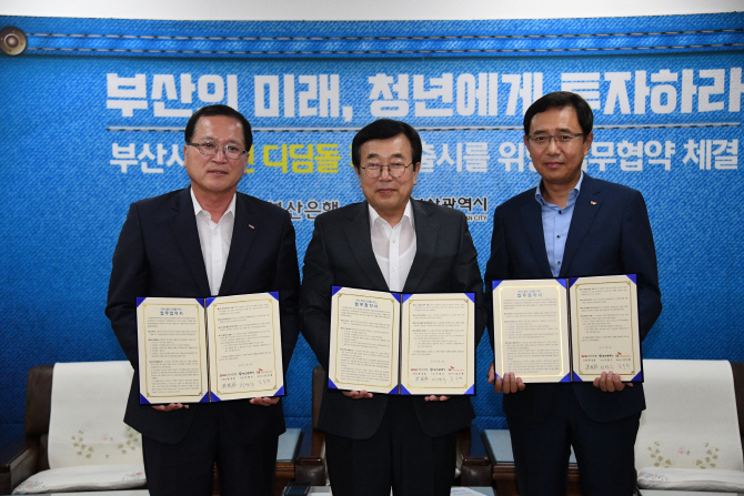 BNK부산銀, 구직 활동비 지원 ‘부산 청년 디딤돌 카드’ 업무협약 체결