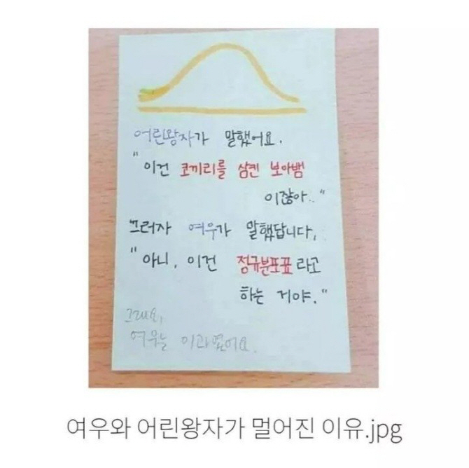 [오늘의 유머]여우와 어린왕자가 멀어진 이유