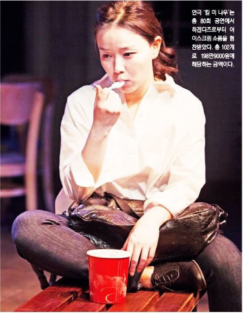 농협오이·하겐다즈·박카스…소극장 무대 선 '기업 PPL'