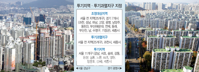 `규제 폭탄`에 엇갈린 주택시장..강남 `거래 뚝` vs 분당 `매물 쏙`