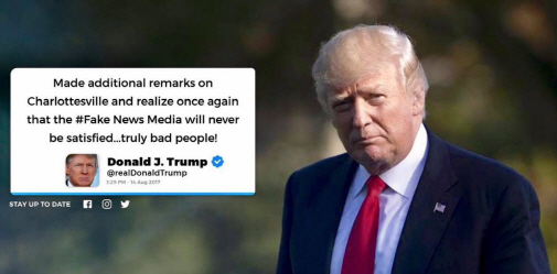 '백인우월 감쌌다' 비판에 백기 든 트럼프.."인종주의는 악"