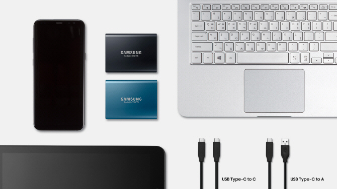 삼성전자, 휴대용 SSD 'T5' 글로벌 론칭