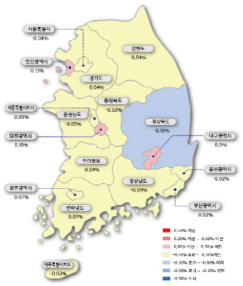 서울 아파트값 3주째 내림세.. 8·2대책 영향 '강남4구 일제히 하락'