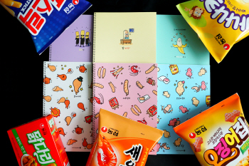 농심 새우깡, 문구와의 만남 '새우깡 노트' 나온다