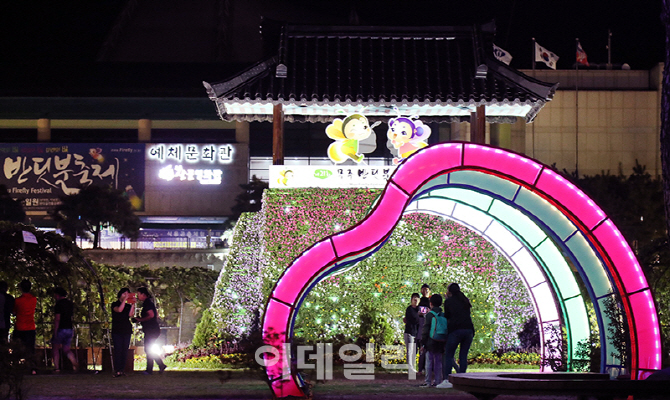 [포토]제21회 무주반딧불축제, '아름다운 야경'
