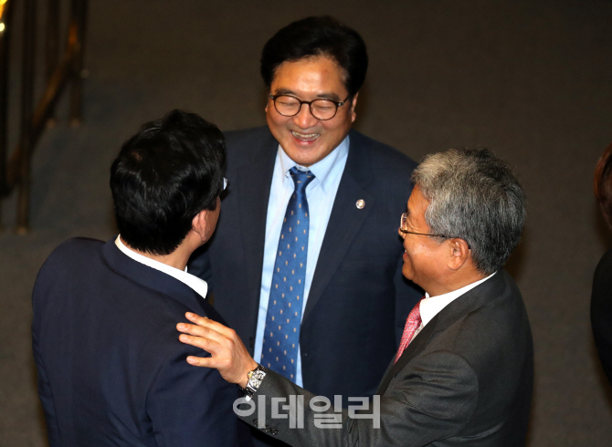 [포토]정우택-우원식-김동철, '화기애애'