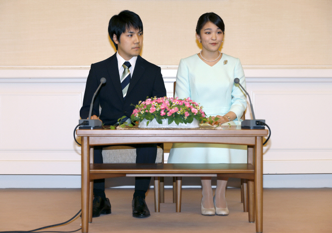 [포토]'일본 왕실' 마코 공주 약혼 발표 '민간인 된다'