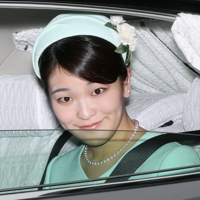 [포토]'일본 왕실' 마코 공주, 대학 동기와 약혼