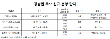 가을 강남 재건축 분양대전 개막… 실수요자 재편돼 내집마련 기회