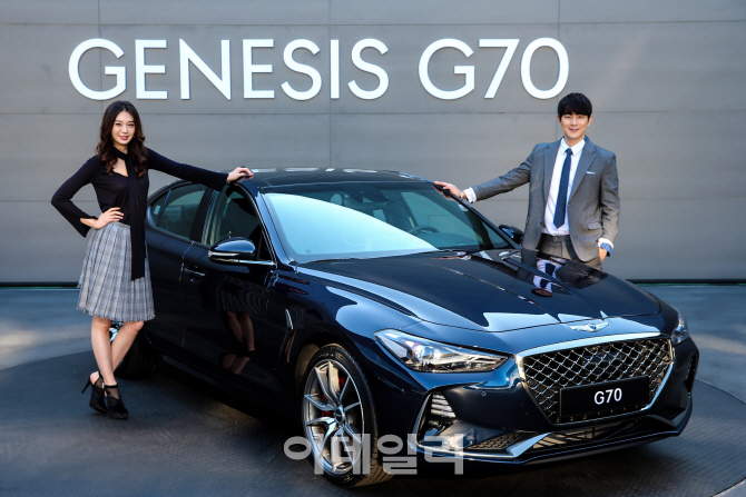 베일벗은 ‘제네시스 G70’…2.0터보 3750만원부터