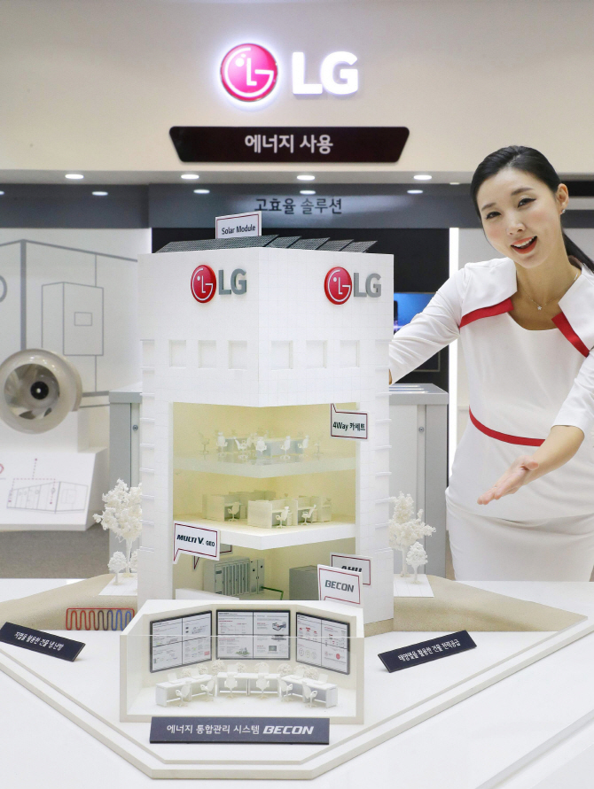 에너지 생산부터 관리까지…LG전자 '토털 에너지솔루션' 제품 전시