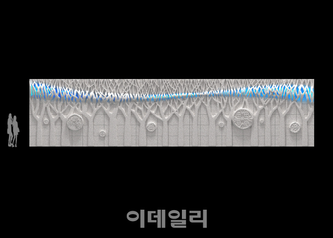 [포토] 지하철9호선 3단계 정거장 작품 ‘천년의 숲 - 천년의 바람 - 천년의 향기’