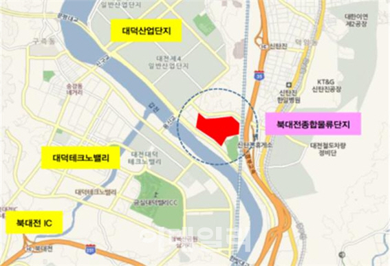 대전 대덕구 신일동 일원에 '북부권 종합 물류단지' 조성된다
