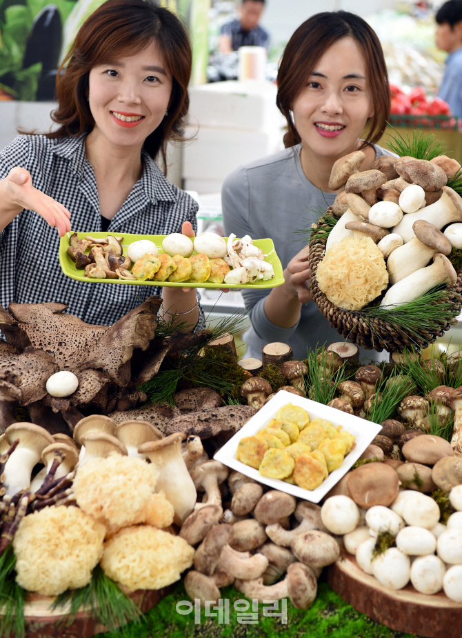[포토] 맛있는 버섯 모여라~ 농협유통 국내산 버섯 모음전