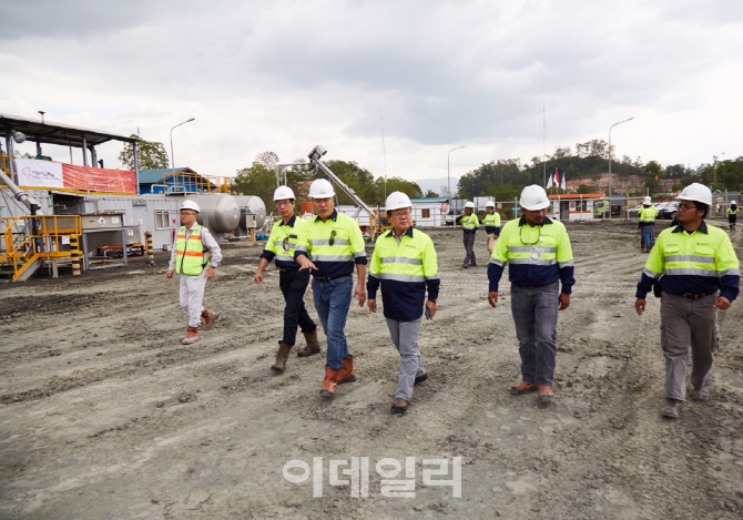 최양수 한화 대표, 인니 키데코 광산 방문 '현장경영' 펼쳐