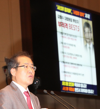 홍준표 "與 정진석 발언 침소봉대..盧뇌물 재수사 귀착"