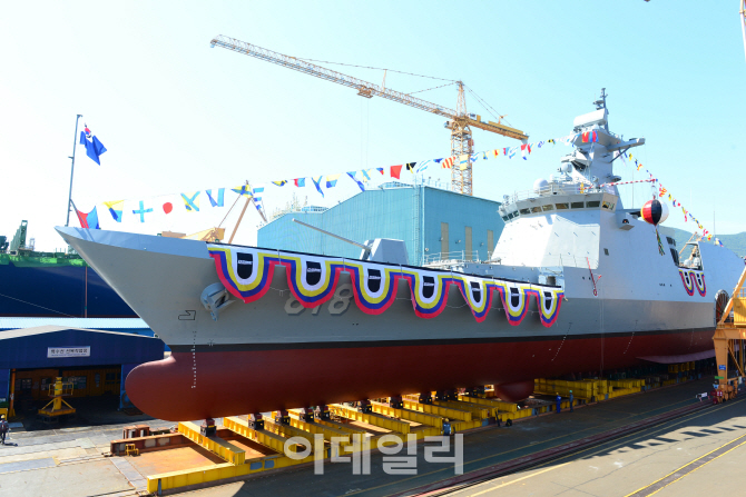 해군 차기 호위함 '대구함', 시운전서 잇딴 결함…소나 예인구로 해수도 유입