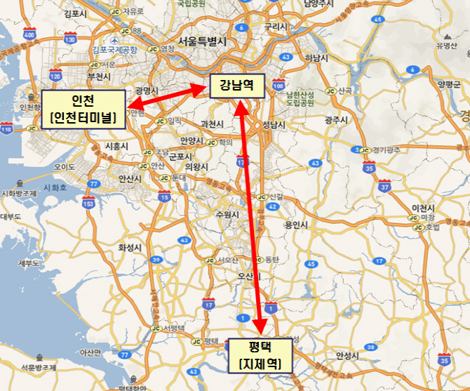 인천·평택~서울 간 M버스 내년 상반기 운행