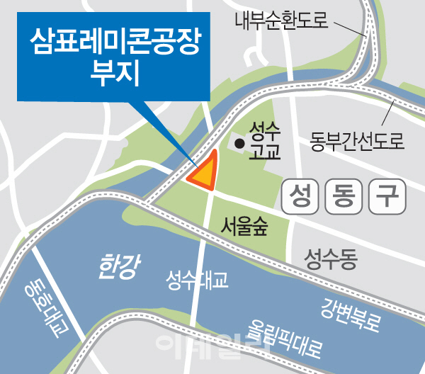 성수동 레미콘 공장, 2022년 이전 확정..서울숲 커진다