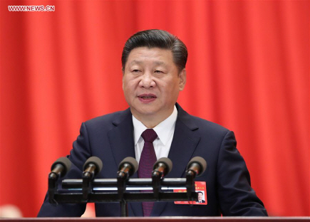 시진핑 '새시대 중국특색 사회주의' 선포..1인체제 열렸다