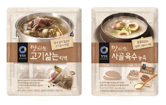 대상 청정원, 고기·국물 간편 요리 ‘맛선생’ 2종 출시