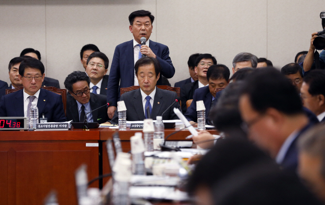 10년만에 등장한 중기중앙회, 국감 파행으로 '안도'