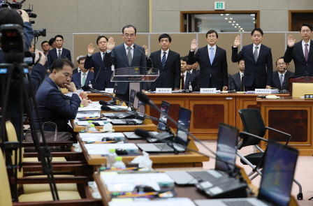 법사위 대검찰청 국감 ‘반쪽’ 진행…자유한국당 전원 불참