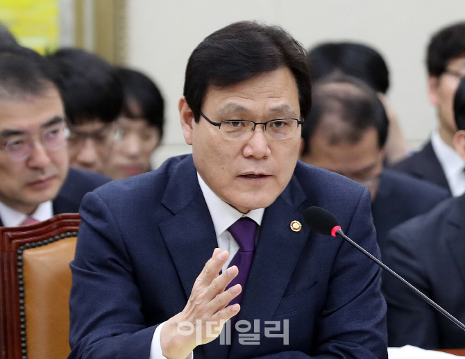 [포토]최종구 위원장, "이건희 차명계좌 인출·해지과정 재점검"