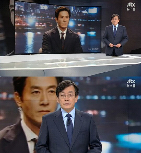 `뉴스룸` 손석희, 故 김주혁 애도 "철학 있는 연기..착잡한 오늘"
