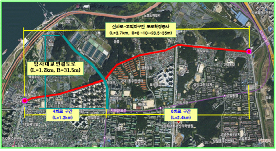 강동구 선사로~고덕지구 3.7km 도로 확장… 4일 개통