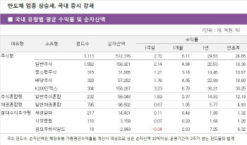코스피 사상최고 랠리에 주식형도 '껑충'