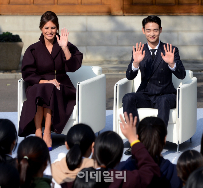 샤이니 민호 "멜라니아 여사와 만남.. 기쁘고 즐거웠다"