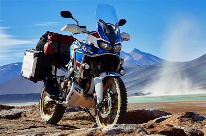 [포토]혼다 '2018 CRF 1000L', 강렬한 눈빛