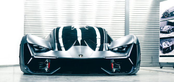 람보르기니, 미래에서 온 슈퍼카 '테르조 밀레니오' 공개