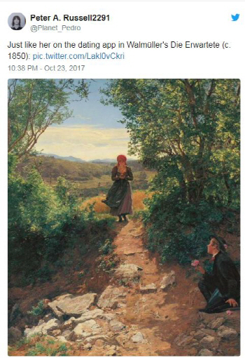 19세기에 스마트폰이?..그림 속 소녀의 정체는