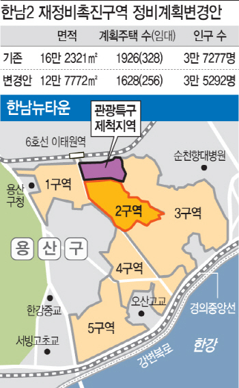 이태원 중심 한남뉴타운 2구역, 1628가구 아파트村으로