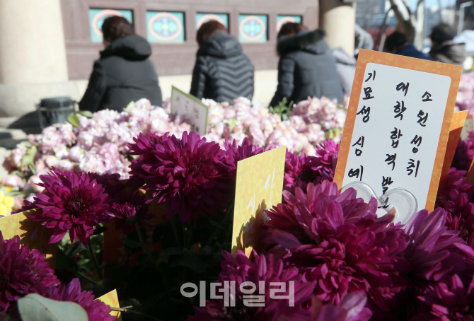 [포토]'영하의 날씨, 어머니의 바람'