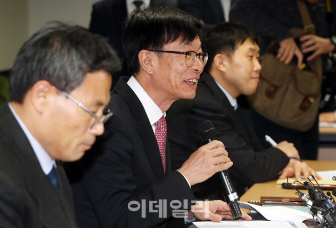 [포토]모두발언하는 김상조 공정거래위원장