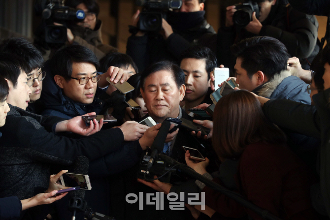 [포토]최경환 의원 '억울하다'