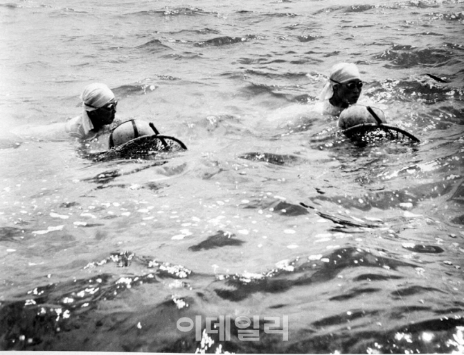 [포토] 제주도 해녀 (1957년)