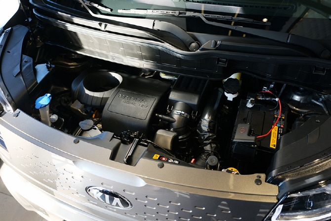 [포토] 기아 더 뉴 레이에 적용된  1.0L 카파 MPI 엔진