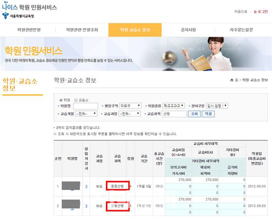 학교만 규제하나…서울 학원 선행학습 위반 225건