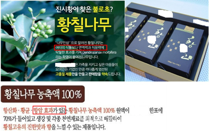 '암을 예방하는 차?' 식약처 허위과대광고 식품 192건 적발