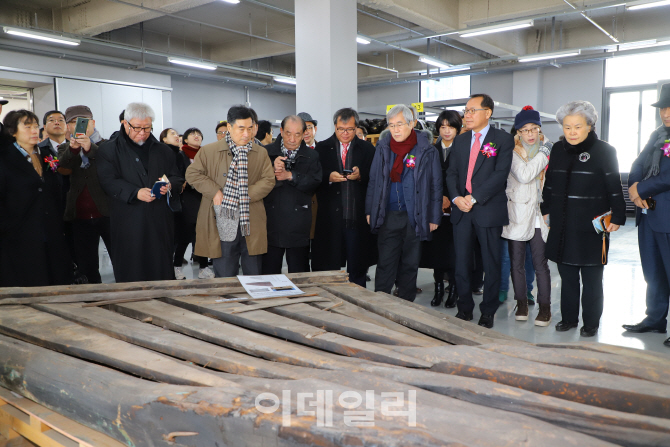 [포토]문화재청, '전통건축부재보존센터 준공식 현장'