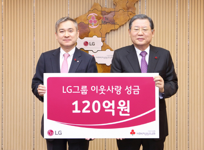 LG '이웃사랑 성금' 120억원 기탁