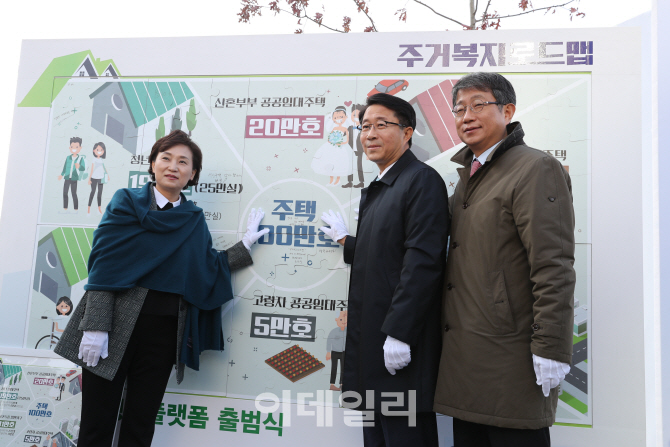 [포토]주거복지 로드맵 이행 약속한 김현미 국토교통부 장관