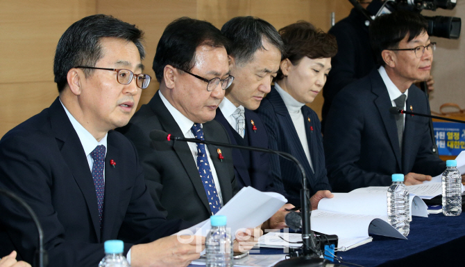 [포토]김동연 부총리 '사람중심 경제를 위해'